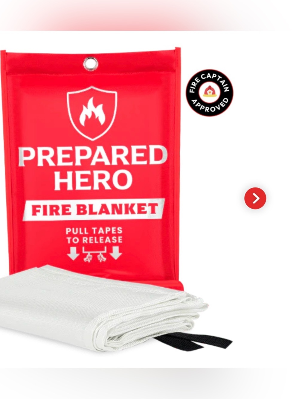 Prepared Hero Emergency Fire Blanket  New